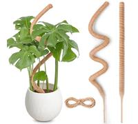 Tuteur Monstera pour Plantes, SproutMaven 120cm x 2 kit de Poteau de Mousse Monstera pour Plantes Grimpantes, Tuteur Coco pour Plantes d'intérieur