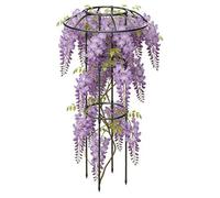 Tuteur Parapluie pour Grimpantes - Obélisque De Jardin Roses | Support Métallique Fleurs Clématite Lierre | Décoration Extérieure Patio Cour Aménagement Paysager Vertical