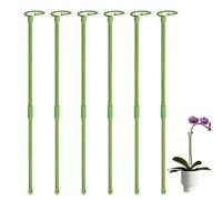 Tuteur Plant_e en Fibre De Verre | 6 Pièces 60cm Supports pour Plant_ES Grimpantes et Fleurs | Tuteurs Tomates Jardin | Pieux à Orchidées, Amaryllis, Pivoines, Poivrons