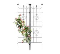 Tuteur plante treillis de jardin support grimpant 1,5 kg noir treillis décoratif