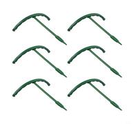 Tuteur Plastique Vert 6PCS pour Hydrangeas et Roses(15×14.5cm) | Design demi-rond unique, assemblage pour facile, soutien pour robuste, pour idéal buissons denses, protection tiges