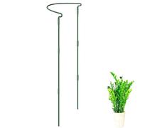 Tuteur pour,Tuteur De Jardin Métallique Demi-Rond pour Fleurs,Cage De Support pour en Pot - pour Jardiniers Légumes Balcon Intérieur Extérieur Serre Patio Jardin