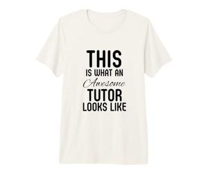 Tuteur : Professeur de mathématiques, Anglais, STEM T-Shirt Haut de Gamme