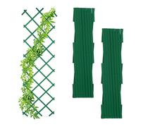 Tuteur tomate support de jardin treillis extensible 3 pièces vert 180 cm