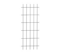 Relaxdays Treillis de Jardin, H x l : 150 x 60 cm, tuteur pour Plantes grimpantes, autoportant, à Planter, en métal, Noir, 1 pièce