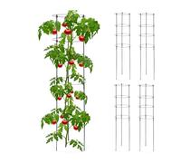 Tuteur tomates Aide croissance Légumes Accessoires jardin Lot 5 Treillis 120 cm