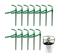 Tuteurs de plantes - Support pour plantes | Piquets de support pour plantes | Supports de fleurs de jardin empilables demi-ronds | Bâtons de plantes pour intérieur | Fournitures d'escalade pour tomate
