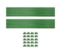 Tuteurs de - Supports de vigne flexibles, 1 lot de brindilles pliables avec attaches de préhension, bâtons d'escalade pliables pour la croissance verticale, équipement de jardinage, branche