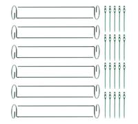 Tuteurs et Supports pour Fleurs Lot de Douze Tiges Métalliques