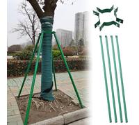 Tuteurs pour Arbres Kit De Tuteur pour Arbre Penché, Support Robuste Et Réglable De 1m/1.2m/1.4m/1.6m/1.8m/2m, pour L'aménagement Paysager Extérieur.(Dia 35cm(13 5/8in),1.5m/4.9ft)