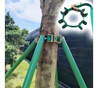 Tuteurs pour Arbres Tuteur pour Jeunes Arbres, Poteau De Soutien Résistant Au Vent avec Fixation Rétractable, Kit De Redressement D'arbres pour Aménagements Paysagers(2.4m/7.8ft)