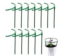 Tuteurs pour de jardin - Support de fleurs | Anneau de support en métal empilable en demi-rond | Fournitures d'intérieur et d'extérieur pour tomates, monstera, pivoines, hortensias,