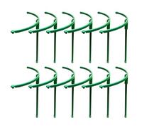 Tuteurs pour de jardin - Support de fleurs | Anneau de support en métal empilable en demi-rond | Fournitures d'intérieur et d'extérieur pour tomates, monstera, pivoines, hortensias,