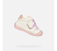 Geox Baskets B TUTIM B pour bébé Fille, Blanc/Rose, 22 EU