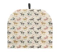 Tutolipy Théière confortable pour théières, tasses, théière isotherme, couvre-théière anti-poussière pour la maison, la cuisine, le thé, les fêtes, les courses de chevaux