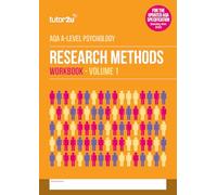 tutor2u Research Methods Workbook Volume 1 for AQA A-Level Psychology - 2025 Edition