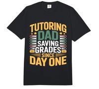 Tutorat Dad Saving Grades Since Day One Father Comfort Colors Adult Heavyweight T-Shirt