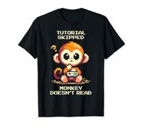 Tutoriel ignoré | Monkey Chaos, Retro Gamer Energy T-Shirt