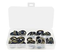 Tutoy 100pcs Rondelles d'Étanchéité Acier-Caoutchouc M6-M16
