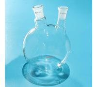 TuToy 2000 Ml 24/40 Joint 2 Cols À Fond Rond Flacon En Verre Double Col Laboratoire Chimie Bouteille Bouillante