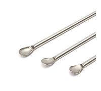 TuToy 3Pcs Inox 22Cm En Acier Louche Médicinale Cuillère Chimie Expérience Pharmacie