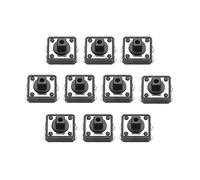 TuToy 50Pcs Tact Switch Smt Smd Tactile Membrane Switch Push Button 12X12X7.3Mm