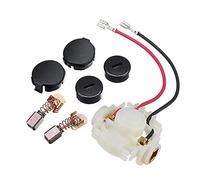 Tutoy Brosse de charbon + support de brosse + capuchons + couvercles de capuchon pour Kit Makita Cb430 Bga450 Bga452 Bjs160 Bjs161
