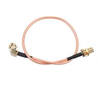 TuToy Câble Sma 20Cm Sma Mâle Angle Droit Vers Sma Femelle Rf Câble Coaxial Queue De Cochon Fil Rg316 Adaptateur De Connecteur