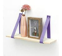 TuToy Tenture Murale Étagère Vintage Stockage Flottant Étagère Maison Décorations - Violet