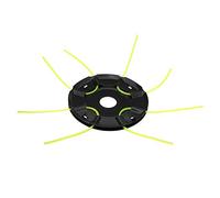 TuToy Tête de trimmer d'herbe du métal 120X15Mm avec la tête de coupeur de brosse de 4 lignes en nylon pour le remplacement de Strimmer