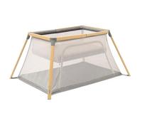 Tutti Bambini CoZee® Go 3-en-1 Berceau, Parc & Lit Parapluie avec Matelas 2 Niveaux - Léger, Respirant & Pliable - Lit Voyage Bebe 0-3 Ans - Housse Imperméable Incluse - (Chêne & Anthracite)
