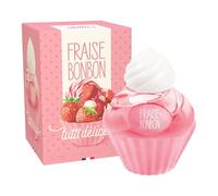 TUTTI DELICES - Eau de Toilette féminine aux notes sucrées de Fraise Bonbon, fraîcheur fruitée (50 mL) - Le lot de 3
