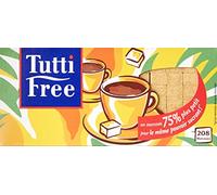 Tutti Free Edulcorant Morceaux Bruns 290 g - Lot de 4
