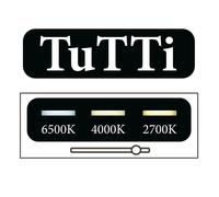 TuTTi Q-Mirrors Miroir - 40x80 - ovale - icônes tactiles - chauffe-miroir - éclairage à LED - 3 couleurs - ambiance autour ORTA.80040