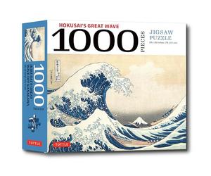 Tuttle Publishing Hokusai's Great Wave Jigsaw Puzzle - 1000 Pieces/Anglais