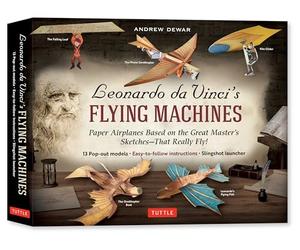 Tuttle Publishing Leonardo da Vinci's Flying Machines Kit/Anglais