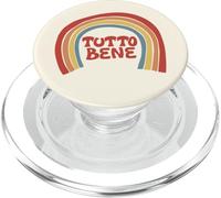 Tutto Bene Inscription Italienne Arc-en-Ciel PopSockets PopGrip pour MagSafe