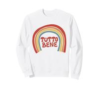 Tutto Bene Inscription Italienne Arc-en-Ciel Sweatshirt