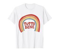 Tutto Bene Inscription Italienne Arc-en-Ciel T-Shirt