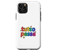 Tutto Passa Rainbow Sparkle - Citation Italienne ludique Coque pour iPhone 11 Pro