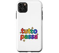 Tutto Passa Rainbow Sparkle - Citation Italienne ludique Coque pour iPhone 11 Pro Max