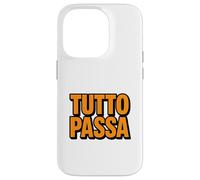 Tutto Passa Stoic Wisdom Citation Italienne Coque pour iPhone 14 Pro