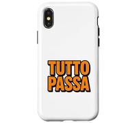 Tutto Passa Stoic Wisdom Citation Italienne Coque pour iPhone X/XS