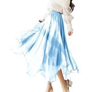 Tutu Adulte, Jupe Tulle Longue en Satin pour Automne 2025 éLéGante Taille Haute Coupe éVaséE IdéAle pour Cocktails Mariages Et SoiréEs