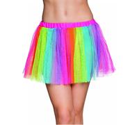 Tutu Arc-En-Ciel Femme Taille Unique Multicolore