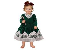 Tutu Danse Classique Fille Jupon Robe Enfant Fille Bal ou soirée Robe Manches Longues avec Appliqué Raffiné - Tenue Hivernale Élégante pour Fêtes De Fin D’année Et Célébrations Festives