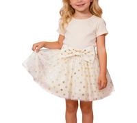 Tutu Danse Classique Fille Jupon Robe Enfant Fille De Toutes Saisons Jupe avec Gros Nœud Décoratif - Jupon Mignon pour Anniversaires, Goûters Et Fêtes Familiales