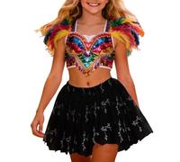 Tutu Danse Classique Fille Jupon Robe Enfant Fille De Toutes Saisons Jupe De Ballet Brodée - Jupon Artisanal pour Danse Classique, Récital Et Tenues Élégantes