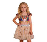 Tutu Danse Classique Fille Jupon Robe Enfant Fille De Toutes Saisons Jupe Pailletée Étoilée - Jupon Magique pour Fêtes Nocturnes, Halloween Ou Thèmes Cosmiques