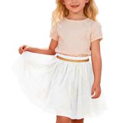 Tutu Danse Classique Fille Jupon Robe Enfant Fille De Toutes Saisons Jupon Pailleté Étoilé Scintillant - Costume Magique pour Carnaval, Récital De Ballet Et Déguisements Féeriques